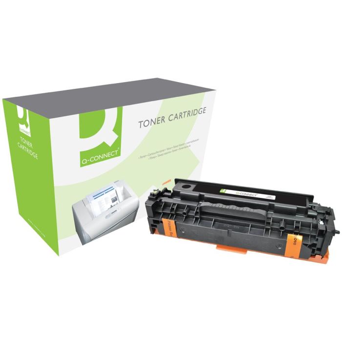 Toner Q-Connect Compatible Hp Ce411A Color Laserjet M351A - 451Dn - 451Dw - 451Nw - 375Nw - 475Dn - 475Dw Cian 2.600 Pag 1