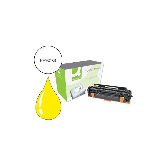 Toner Q-Connect Compatible Hp Ce412A Color Laserjet M351A - 451Dn - 451Nw - 375Nw - 475Dn Amarillo 2.600 Pag