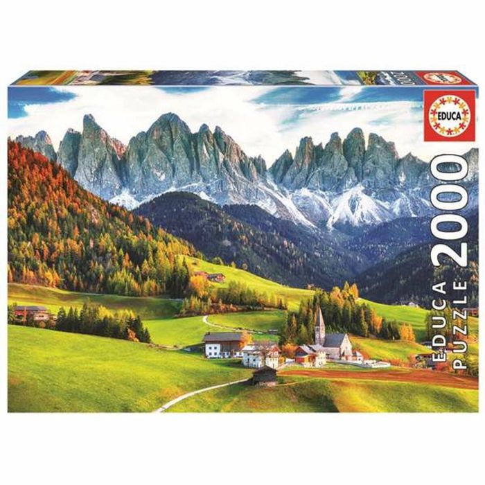 Educa Puzzle 2000 Piezas Otoño en las Dolomitas para Niños 6-99 Años