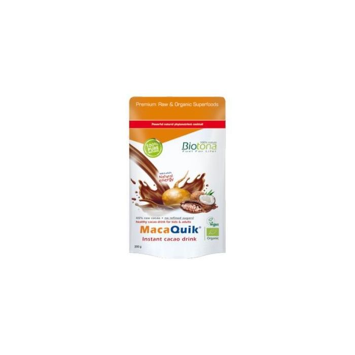 Macaquik Instant Cacao Drink 200Gr. Bio