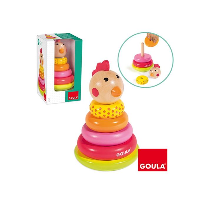 Juego Goula Didactico Apilable Gallina 1