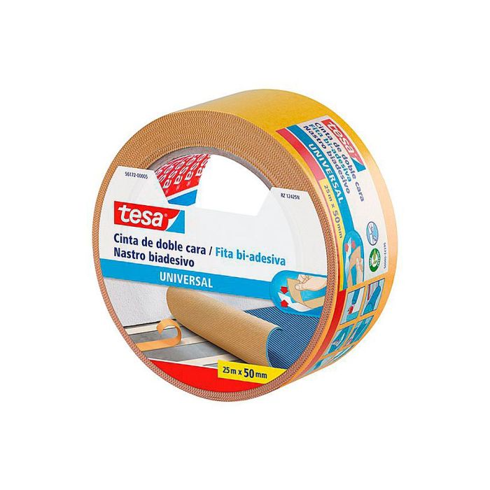 Cinta Adhesiva Tesa Doble Cara Universal 25 Mt X 50 mm 1