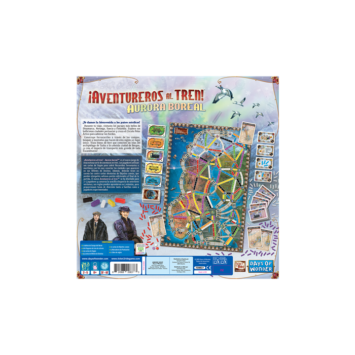 Juego Mesa ¡Aventureros Al Tren! Aurora 4 Juego Mesa ¡Aventureros Al Tren! Aurora 4