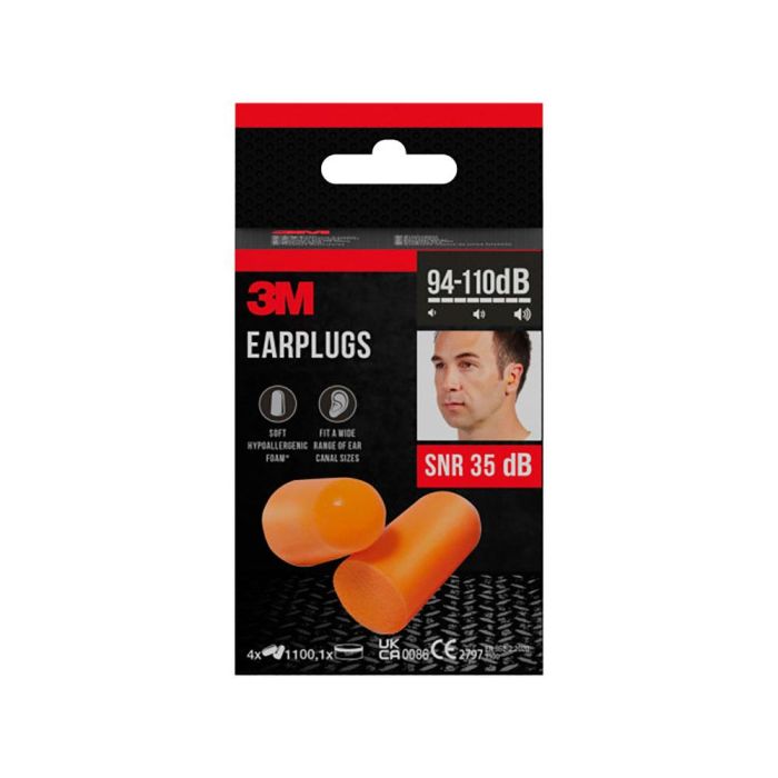 Tapones para los oídos (94-110 db). snr: 35 db, 8 unidades (4 pares) 1 Tapones para los oídos (94-110 db). snr: 35 db, 8 unidades (4 pares) 1