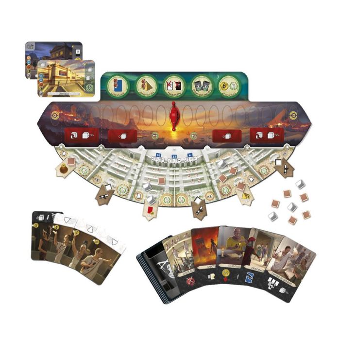 Repos Production 7 Wonders Duel Agora Expansión Juego de Mesa Cartas Estrategia 2 Jugadores Duración 30 Minutos Edad 10+ Español