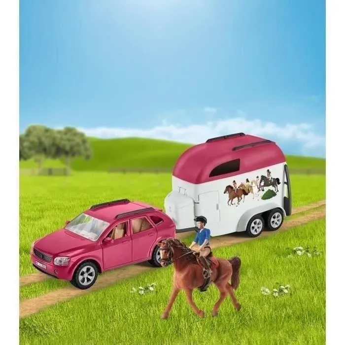 Schleich Coche con remolque 72223 Horse Club 3