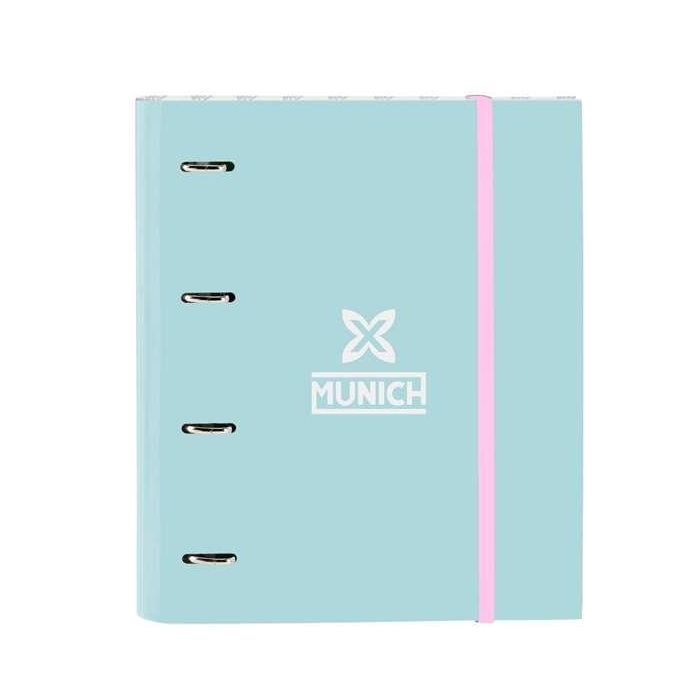 Carpeta de anillas Munich Heaven Azul cielo 27 x 32 x 3.5 cm