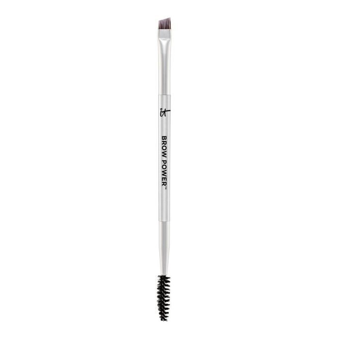 It Cosmetics #21 Brocha Doble Punta Heavenly Luxe para Cejas Universal - Cepillo en Espiral y Biselado, Define y Rellena, Cruelty Free 1 u