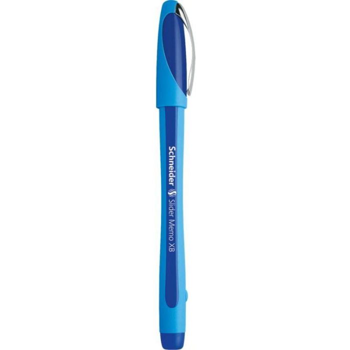 Schneider Bolígrafo Slider Memo XB azul 10 unidades