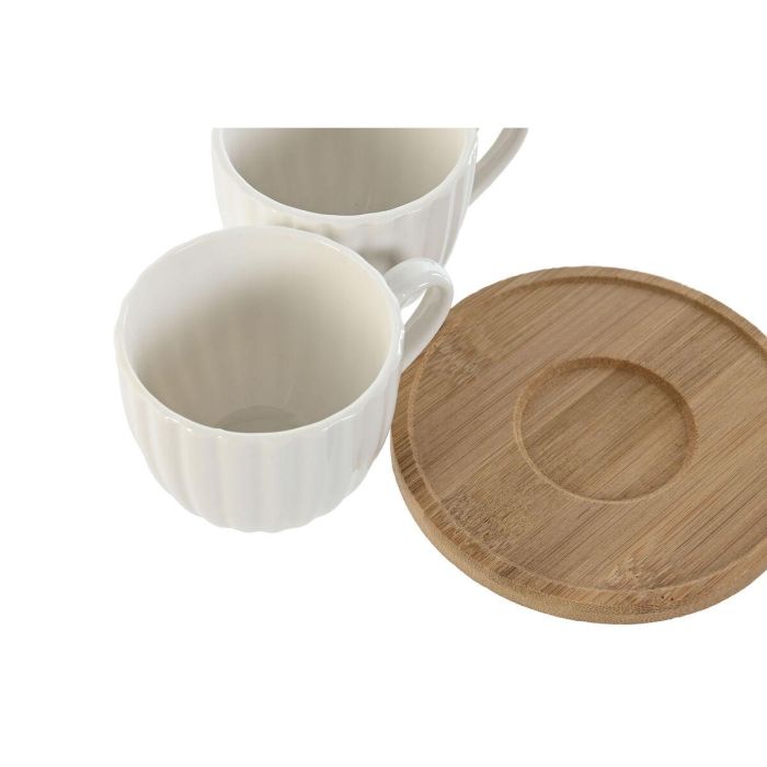 Cafe Basicos DKD Home Decor Blanco 6.2 x 5.7 x 8.5 cm Set de 6 2 Cafe Basicos DKD Home Decor Blanco 6.2 x 5.7 x 8.5 cm Set de 6 2