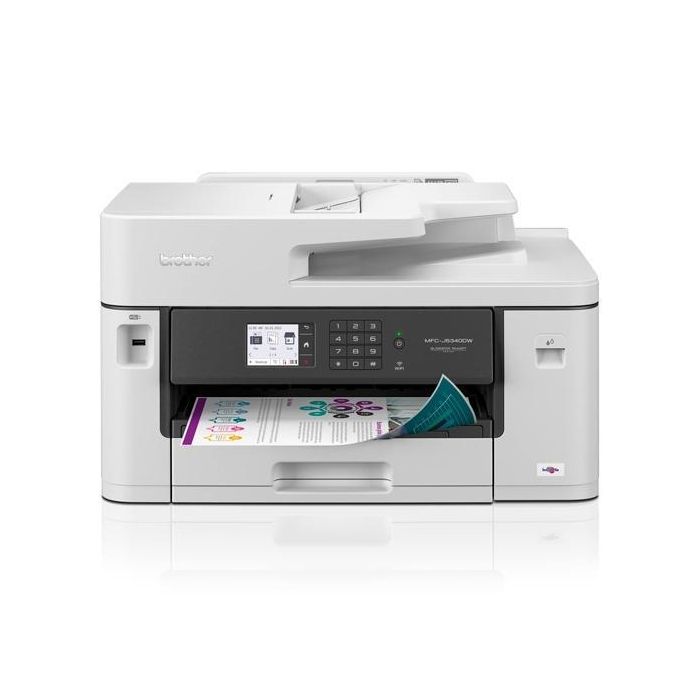 Brother Equipo Multifunción Inkjet MFC-J5340DWE - Impresión A3, Color, Copia, Fax, Escaneado, WiFi, USB Brother Equipo Multifunción Inkjet MFC-J5340DWE - Impresión A3, Color, Copia, Fax, Escaneado, WiFi, USB