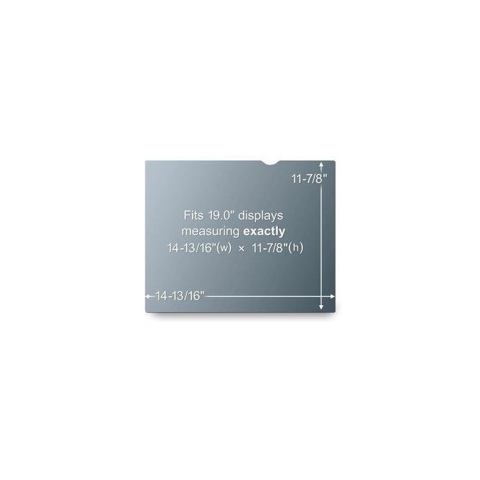 3M Black Privacy Filter for Desktops PF19.0 3 3M Black Privacy Filter for Desktops PF19.0 3