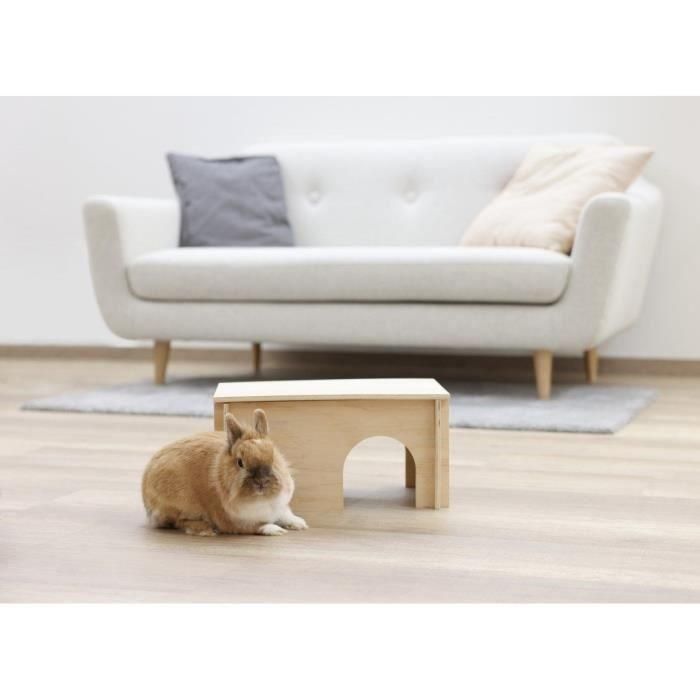 Refugio para roedores - Kerbl - Beige - Techo desmontable - Fácil montaje - Para hámsteres 2 Refugio para roedores - Kerbl - Beige - Techo desmontable - Fácil montaje - Para hámsteres 2