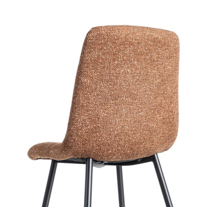 Silla Jaspeado Ocre Tejido-Metal 44 X 52 X 86 cm