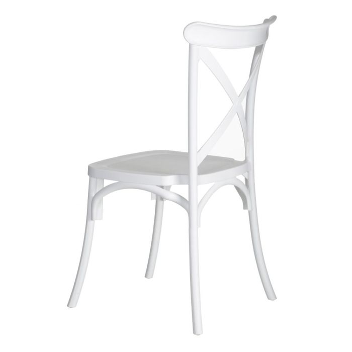Silla Apilable Blanco Polipropileno 48,50 X 43 X 91 cm