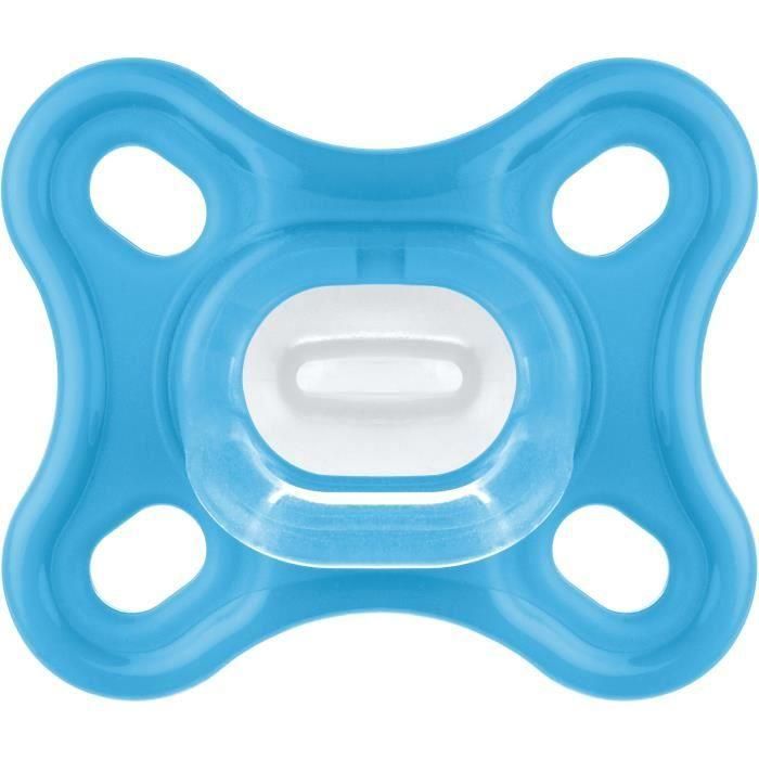 MAM Chupete Comfort Fisiológico Silicona 0-2 meses Azul - Set de 2 con Caja de Esterilización 1 MAM Chupete Comfort Fisiológico Silicona 0-2 meses Azul - Set de 2 con Caja de Esterilización 1
