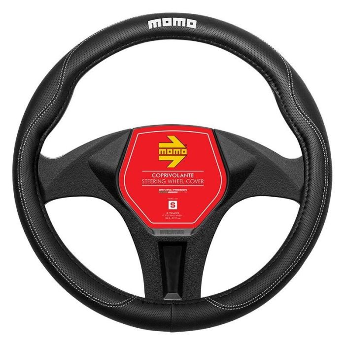 Funda Volante Momo Comfort Universal Negro Y Gris 38-39 cm MOMLSWC011BW Funda Volante Momo Comfort Universal Negro Y Gris 38-39 cm MOMLSWC011BW