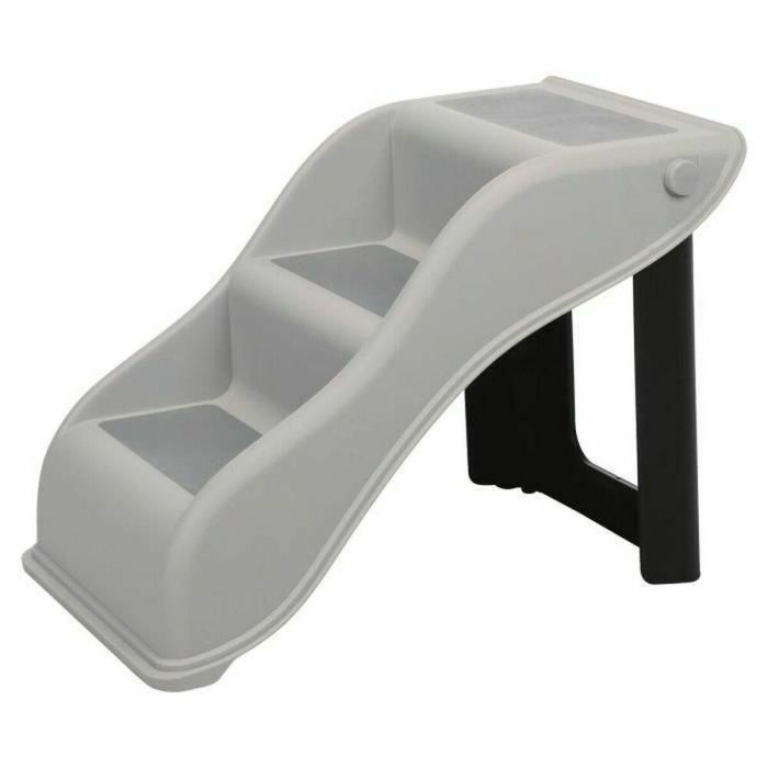 TRIXIE Escalera - 34 x 39 x 54 cm - Gris claro - Para perros TRIXIE Escalera - 34 x 39 x 54 cm - Gris claro - Para perros