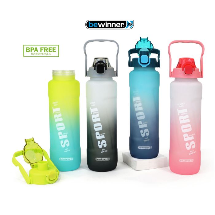 Bewinner Botella Sport Agua Multicolor 1000 ml (12 Unidades) 4 Bewinner Botella Sport Agua Multicolor 1000 ml (12 Unidades) 4