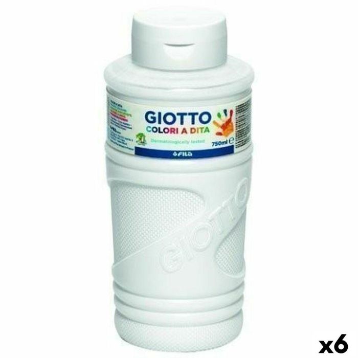 Pintura de Dedos Giotto Blanco 750 ml (6 Unidades) Pintura de Dedos Giotto Blanco 750 ml (6 Unidades)