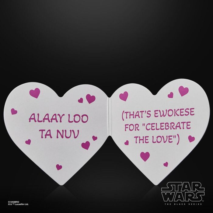 Figura Ewok Valentine's Day Edition Star Wars 15cm 3