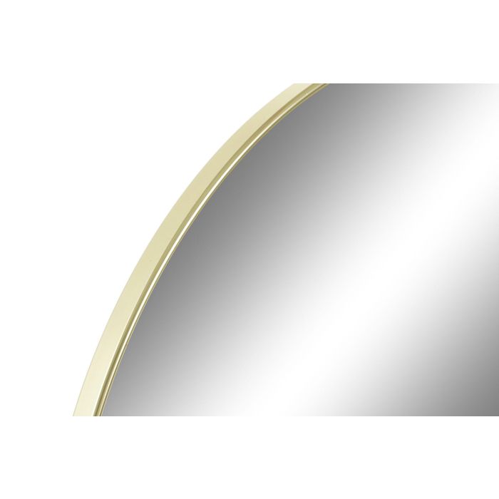 DKD Home Decor Espejo Glam Modern Charm Dorado Hierro 1.5 x 40 x 40 cm (2 Unidades) 1