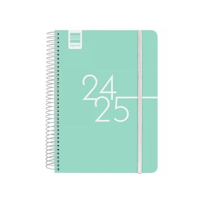 Agenda Finocam Kart Menta A5 15,5 x 21,2 cm 2024-2025