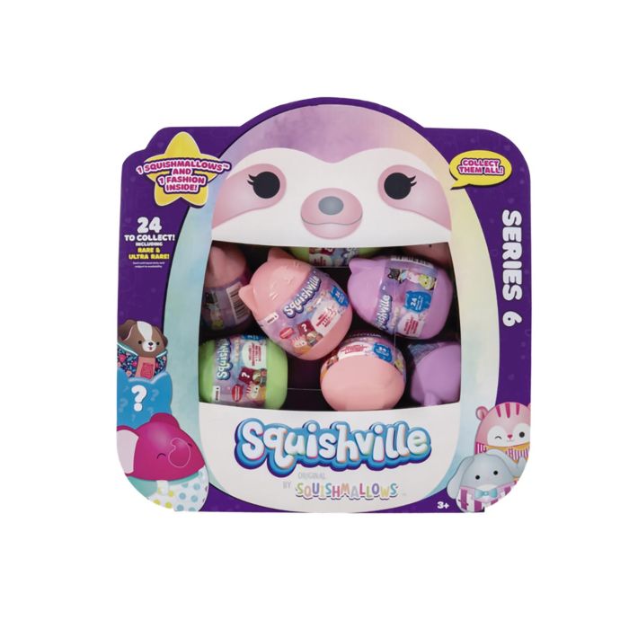 Squishville Blind Plush Egg S6 Surtido Sqm0168 Jazwares 1