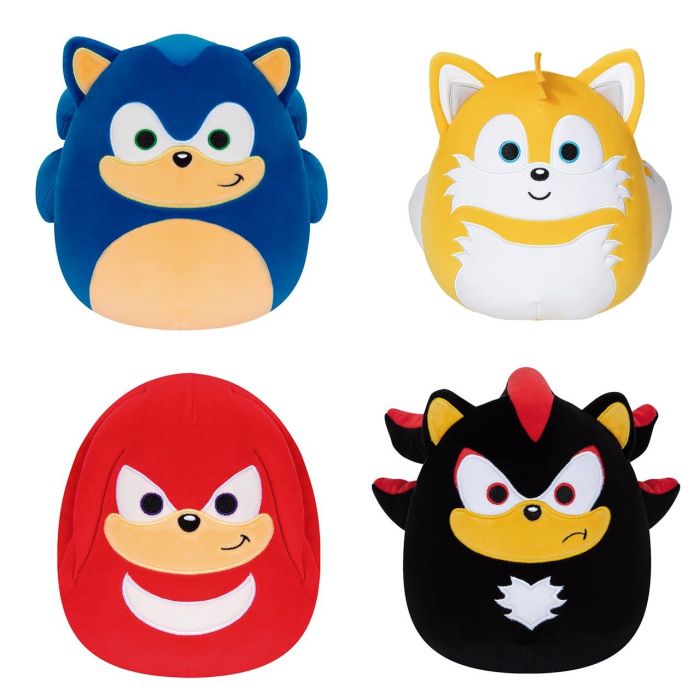 Peluche squishmallows 25 cm sonic surtido - modelos surtidos