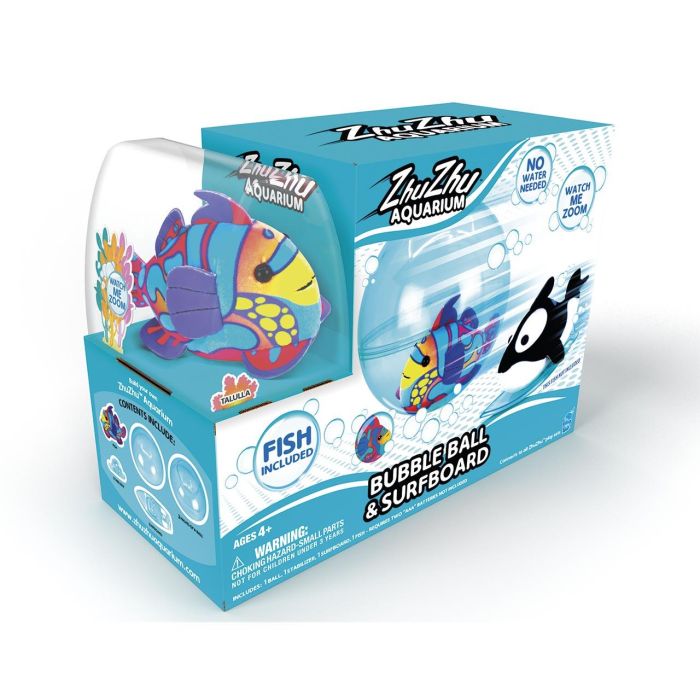 Zhu Zhu Fish Set Bola Y Tabla De Surf Z1019 Jazwares 3