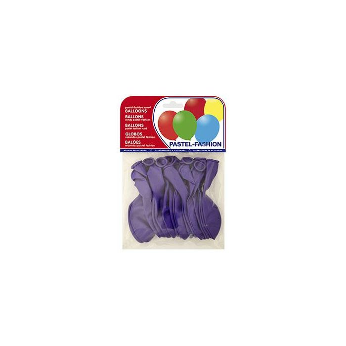 Globo 100% Latex Biodegradable Pastel Lila Bolsa De 20 Unidades