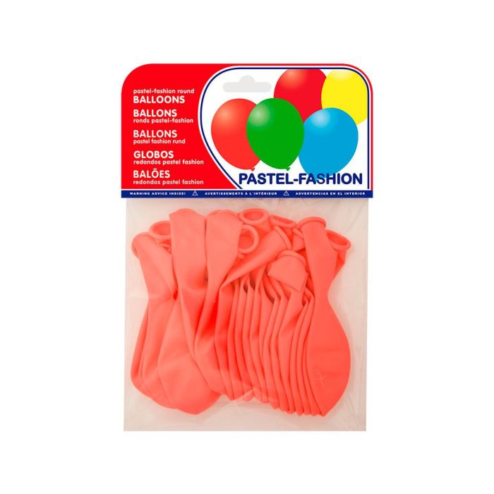 Globo 100% Latex Biodegradable Pastel Rosa Bolsa De 20 Unidades