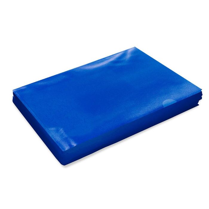 Carpeta Dossier Uñero Plastico Q-Connect Din A4 120 Micras Azul Caja De 100 Unidades 4