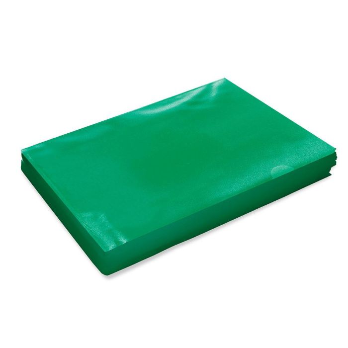 Carpeta Dossier Uñero Plastico Q-Connect Din A4 120 Micras Verde Caja De 100 Unidades 1