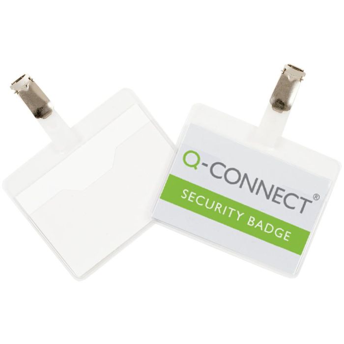 Bolsa De Plastificar Q-Connect 67x98 mm 125 Mc Con Clip Para Tarjetas De Visita Caja De 25 Unidades 3