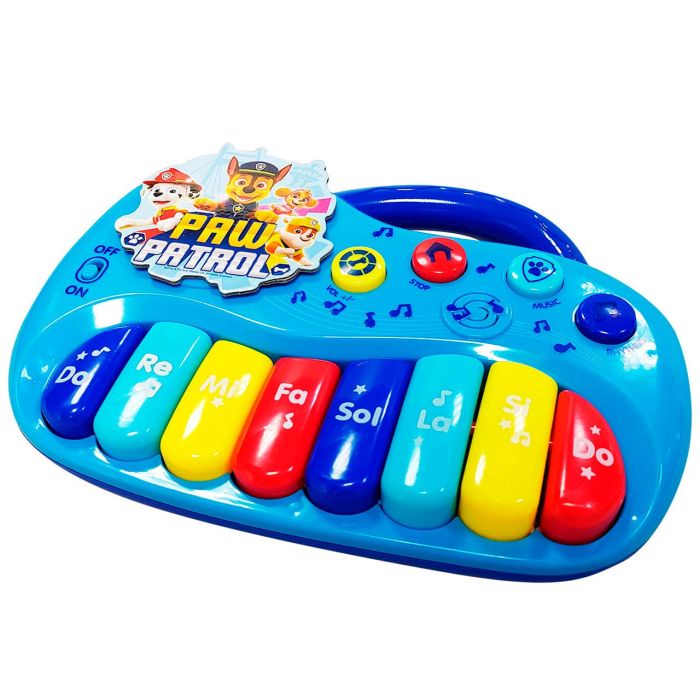 Piano de juguete The Paw Patrol Piano Electrónico (3 Unidades) 1