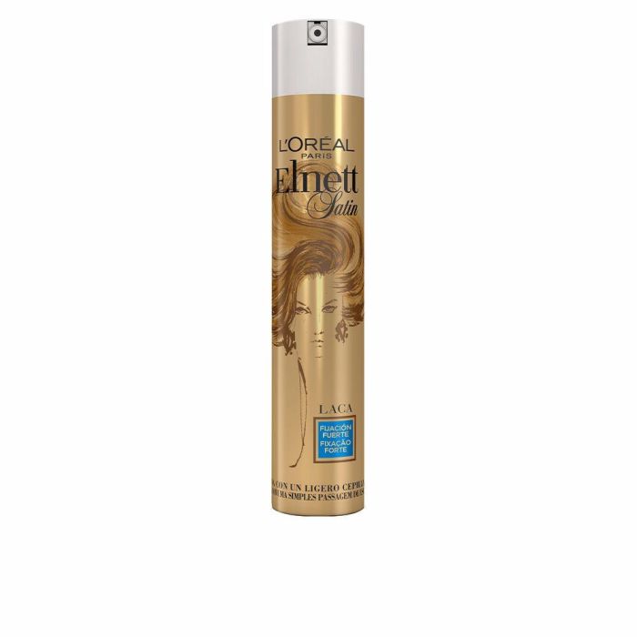L'Oréal Paris ELNETT Laca Fijación Fuerte 75ml - Para Todo Tipo de Cabello, Fijación Extrema y Acabado Natural L'Oréal Paris ELNETT Laca Fijación Fuerte 75ml - Para Todo Tipo de Cabello, Fijación Extrema y Acabado Natural