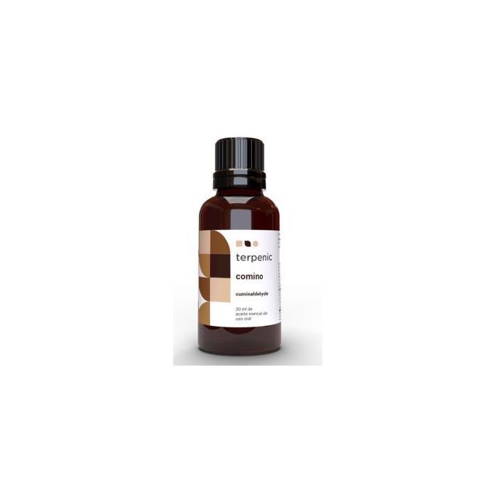 TERPENIC Aceite Esencial de Comino 30ml, Cuminum cyminum QT. cuminaldehido, Digestivo y Calmante