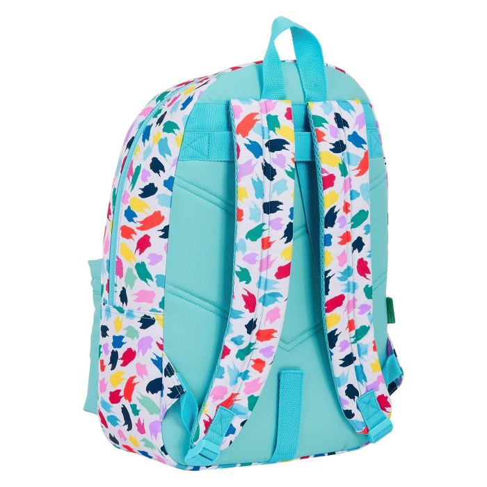 Mochila Escolar Benetton Painting Multicolor 1 Mochila Escolar Benetton Painting Multicolor 1