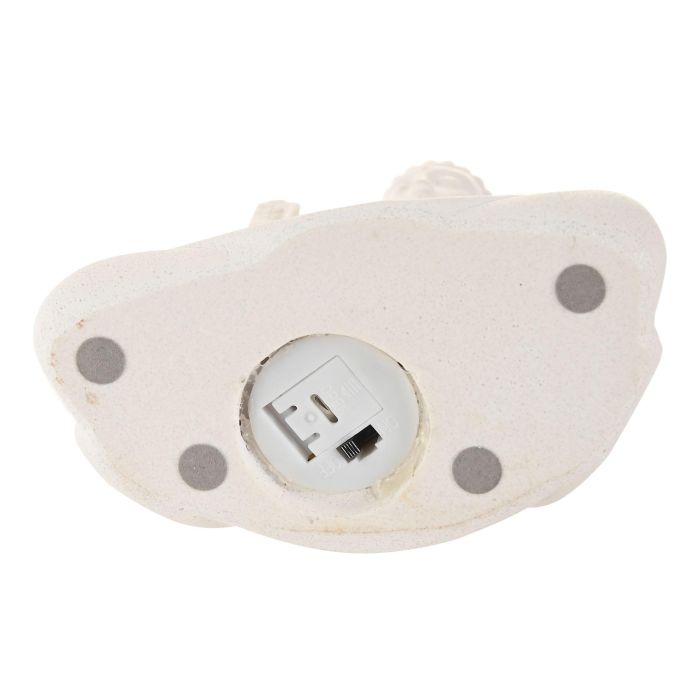 Decoracion Luminosa Oriental DKD Home Decor Blanco 8 x 15.5 x 12.5 cm (4 Unidades) 4