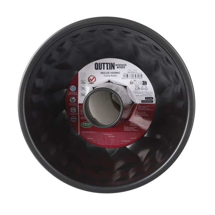 Quttin Molde para Tartas Redondo 22x10 cm 0.5 mm (12 Unidades) 1 Quttin Molde para Tartas Redondo 22x10 cm 0.5 mm (12 Unidades) 1