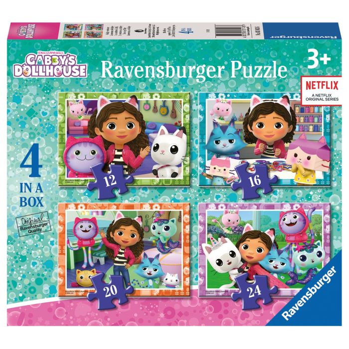 Puzzle 4 In Box Casa De Gabby 03143 Ravensburguer
