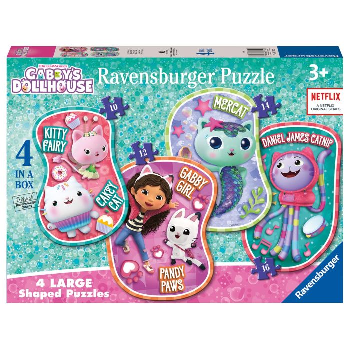 Puzzle 4 Formas La Casa De Gabby 03170 Ravensburger