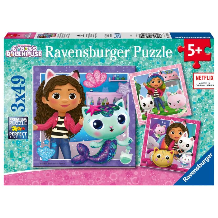 Puzzle 3X49 Piezas Casa De Gabby 05659 Ravensburger