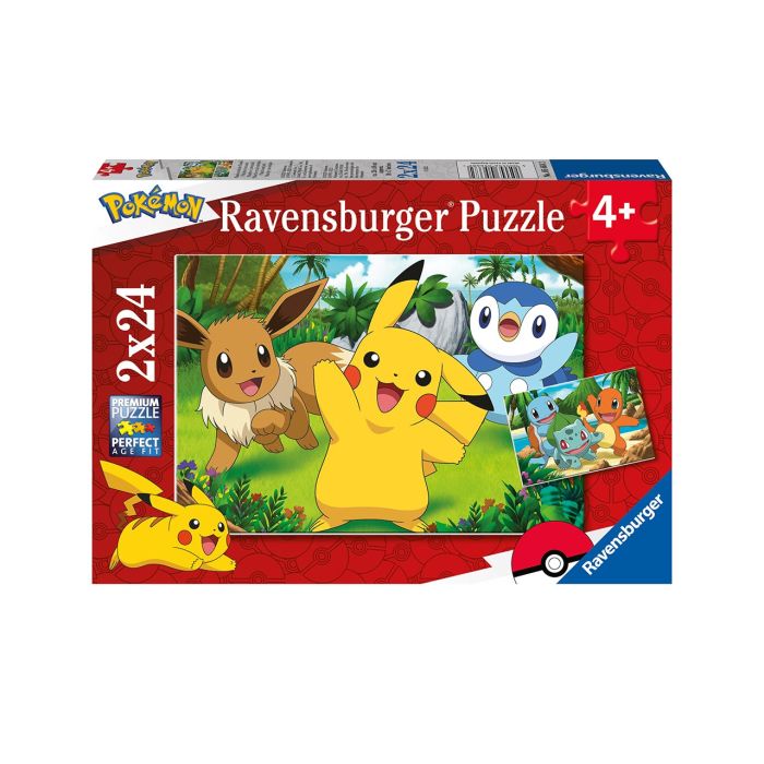 Puzzle 2X24 Piezas Pokemon 05668 Ravensburger
