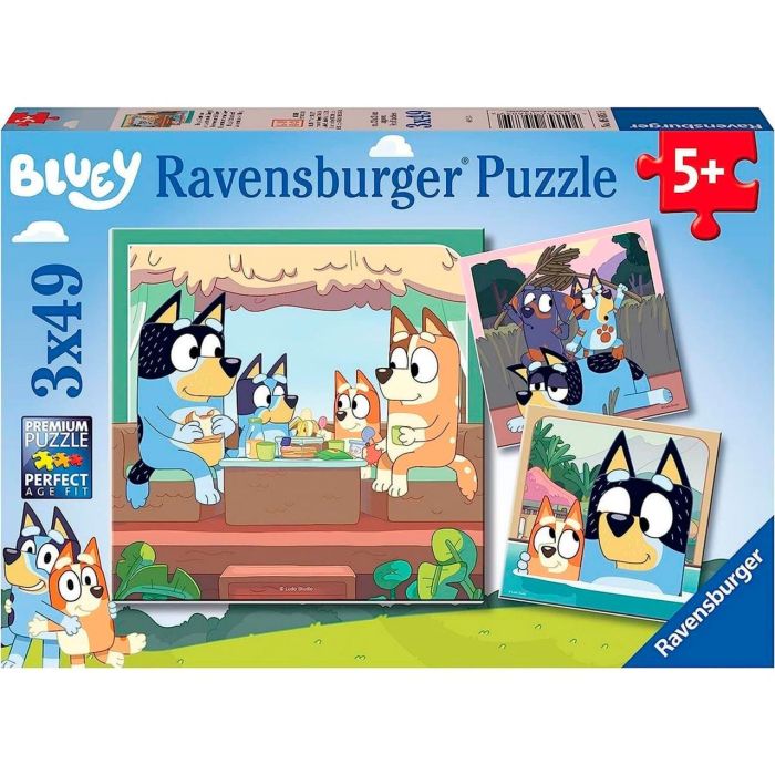 Puzzle 3X49 Piezas Bluey 05685 Ravensburger