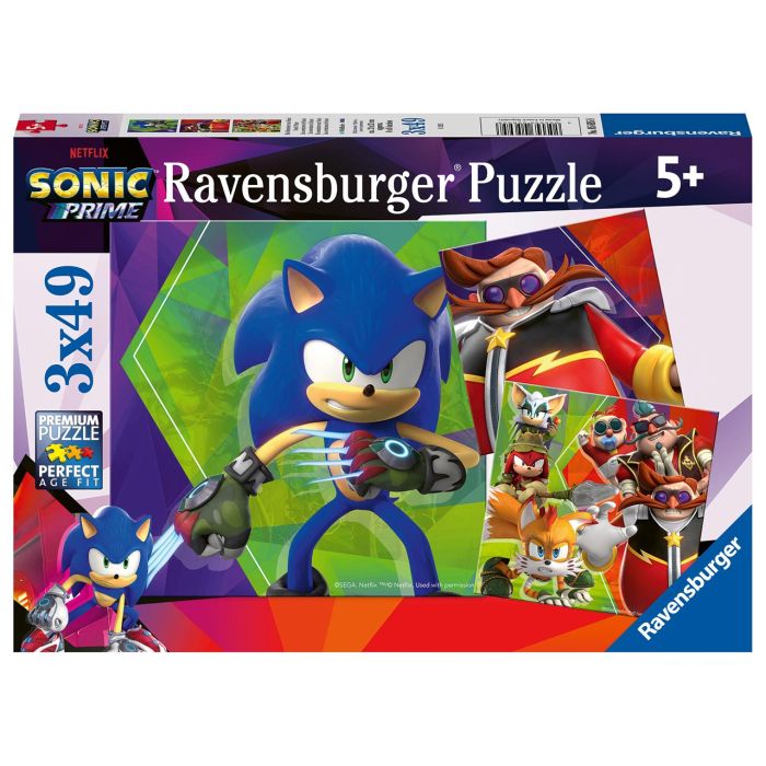Puzzle 3X49 Piezas Sonic 05695 Ravensburguer