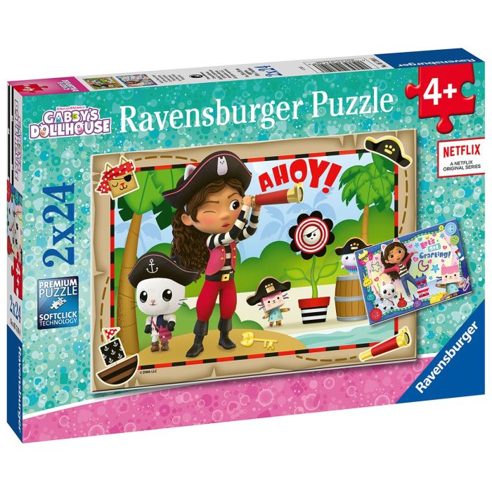 Puzzle 2X24 Piezas La Casa De Gabby 05710 Ravensburguer