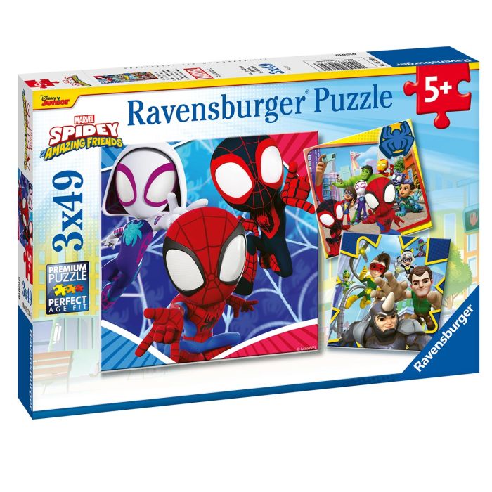 Puzzle 3X49 Piezas Spidey 05730 Ravensburger