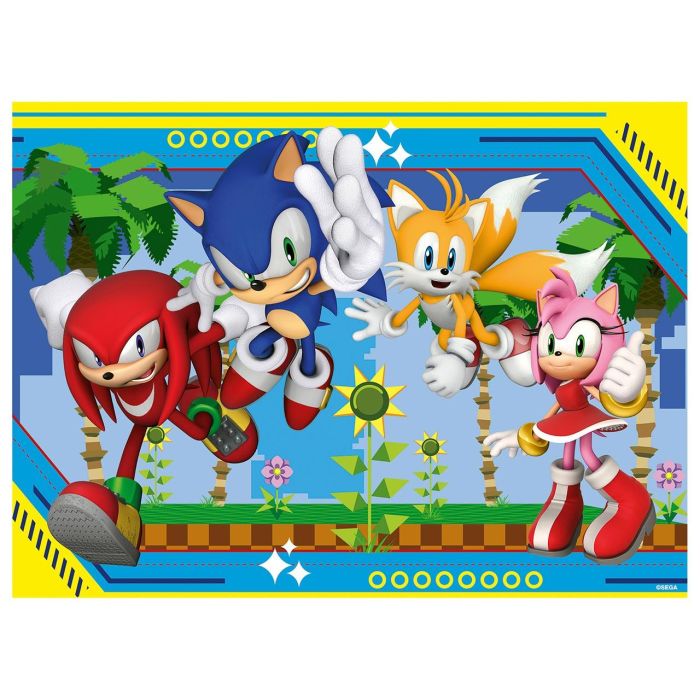 Puzzle 100 Piezas Xxl Sonic 12001134 Ravensburger 1